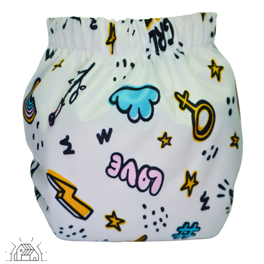 One Size Pocket Diaper | You Go Girl! | Oops Misprint