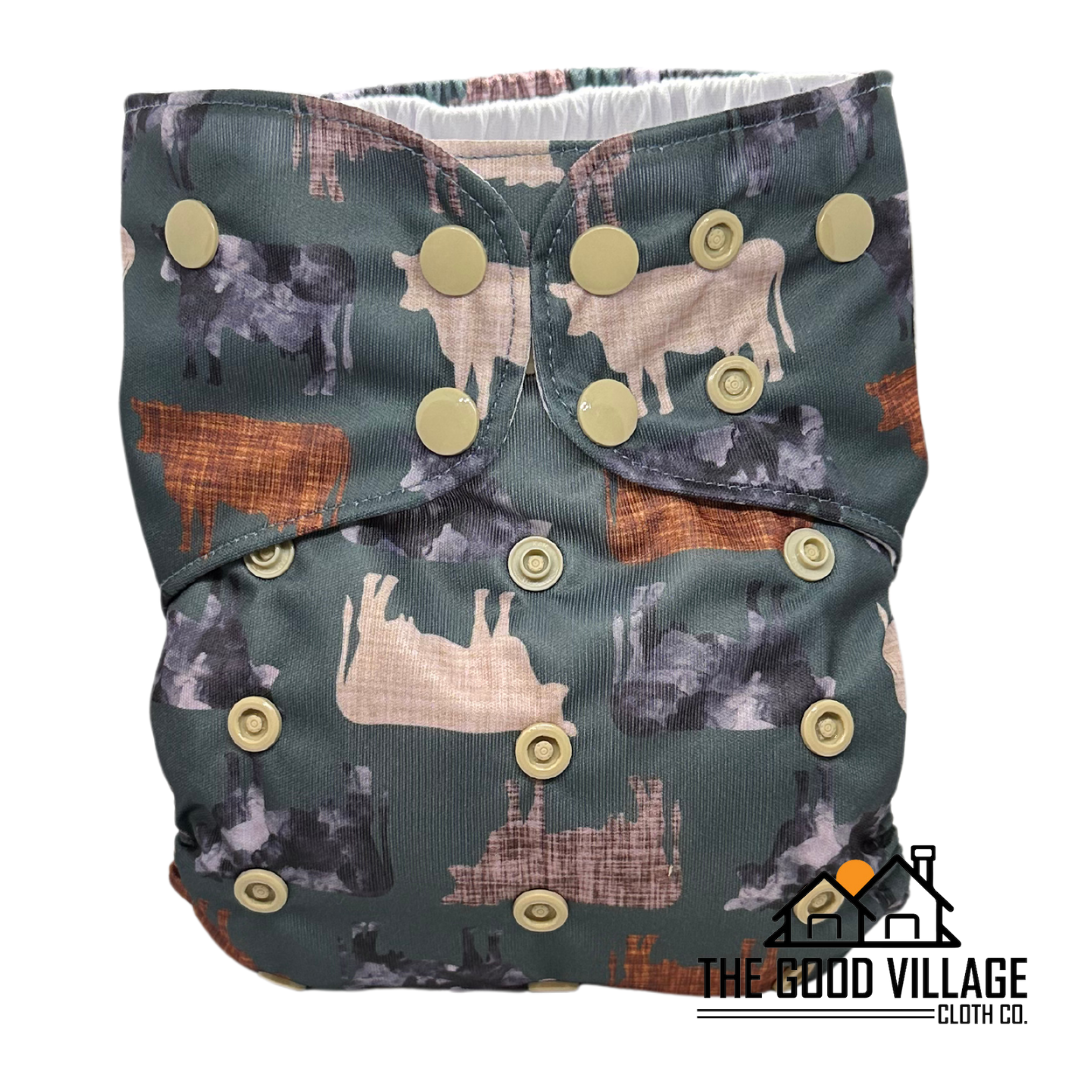 One Size Pocket Diaper | Ca"moo"flage