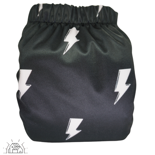 ✨PREORDER✨ One Size Pocket Diaper | Lightening Crashes