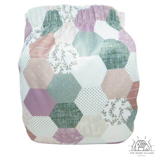 One Size Pocket Diaper | Patchwork