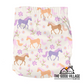 ✨PREORDER✨ One Size Pocket Diaper | Lavendar Horses