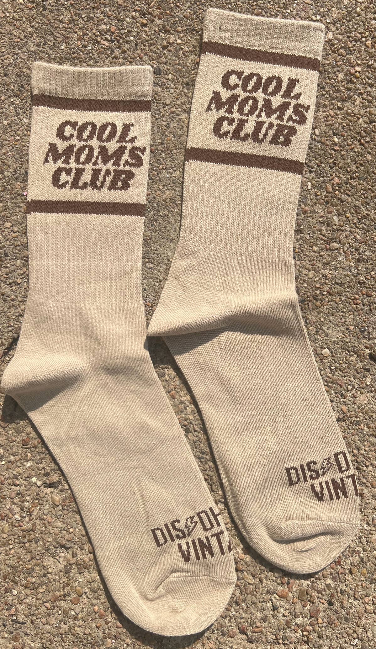 Cool Mom's Club Socks | Tan