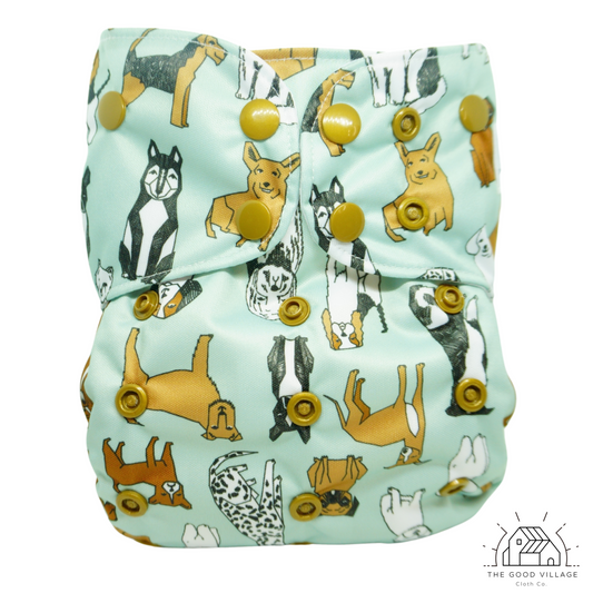 One Size Pocket Diaper | Furry Friends | Donation Diaper