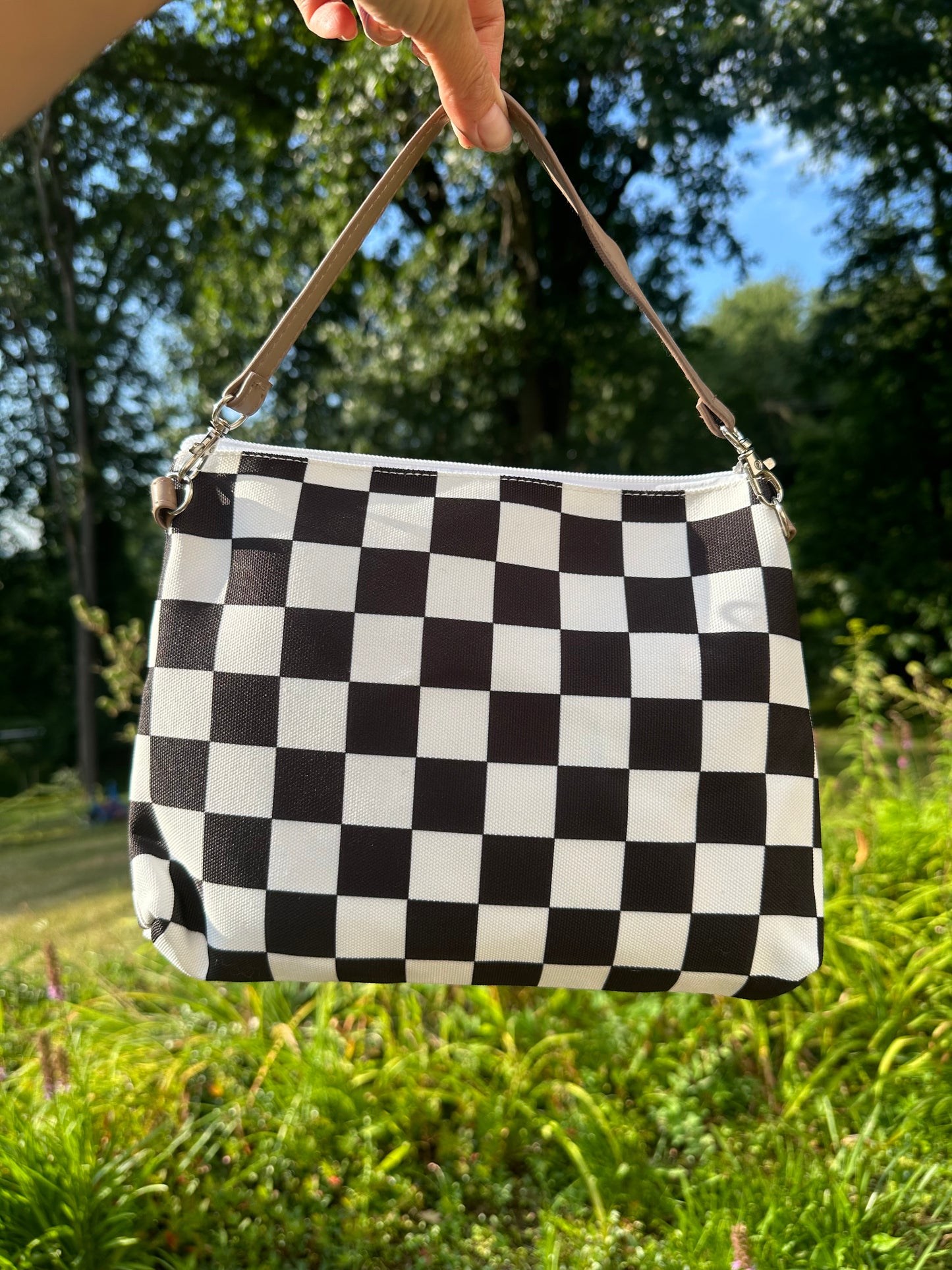 Wipes Clutch | Black Check