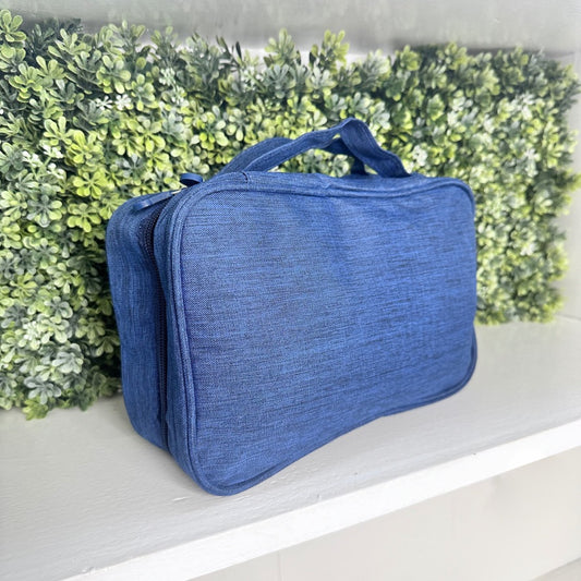 Hanging Toiletry Bag | Navy Blue